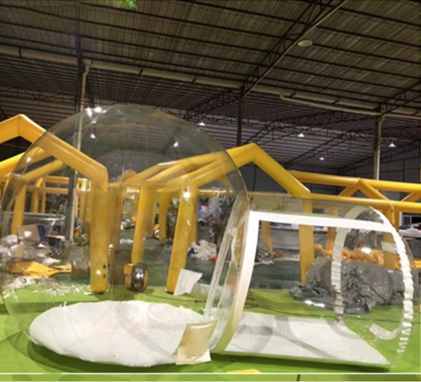 Crystal Clear Inflatable Bubble Tent – Ultimate Outdoor Experience Dome