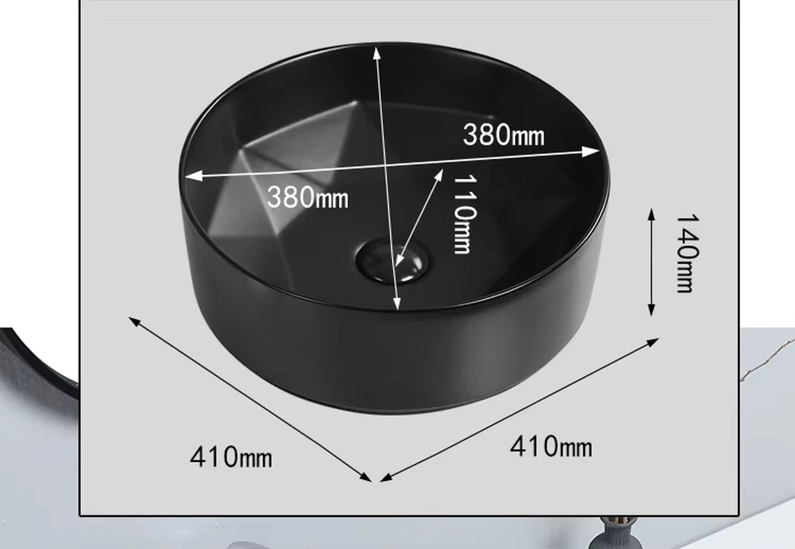 2020 Sanitary Ware WC Toilet Manufacturer Bathroom Ceramic Lavatory Black Plated round Shape Bathroom Sink