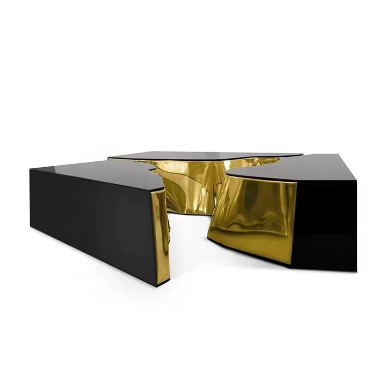 Cheap Furniture Wholesale Fashion Style Rectangular Mirror Coffee Table Hotel Living Room Furniture Hot Sale