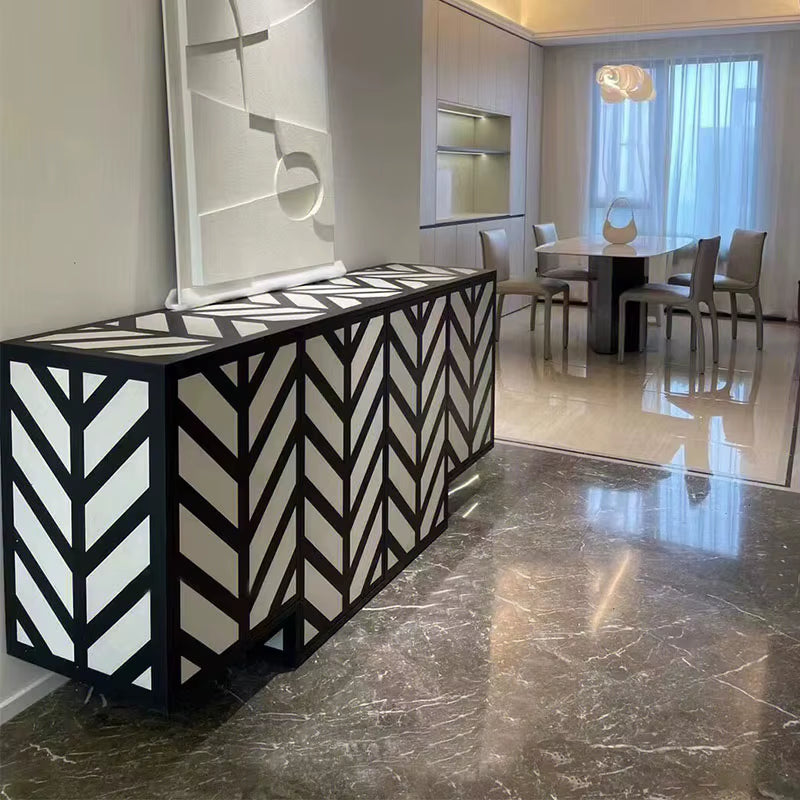 OEM Promotion Italy Buffet Cabinets Wooden Cupboard Luxury Modern Sideboard Gold Luxury Modern Sideboard