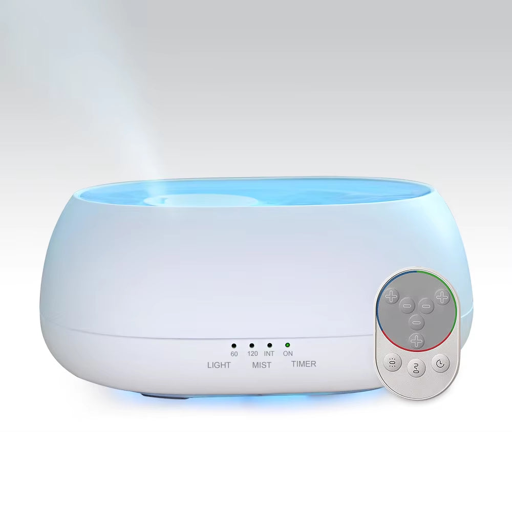 500ML Colorful LED Lights Sea Cloud Mist Essential Oil Aroma Diffuser with Remote Control for Home Office SPA Room