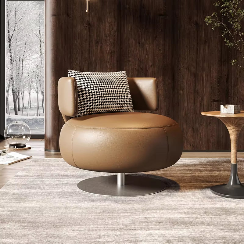 Nordic Single Person Sofa Swivel Chair Sofa Living Room Modern Minimalist Bedroom Creative Leisure Single Person Sofa Chair