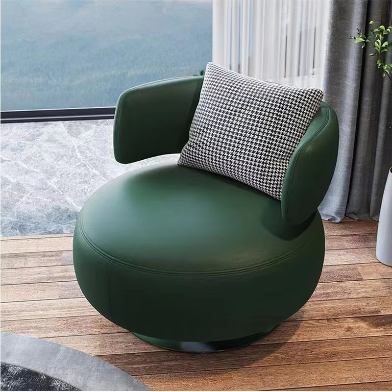Nordic Single Person Sofa Swivel Chair Sofa Living Room Modern Minimalist Bedroom Creative Leisure Single Person Sofa Chair