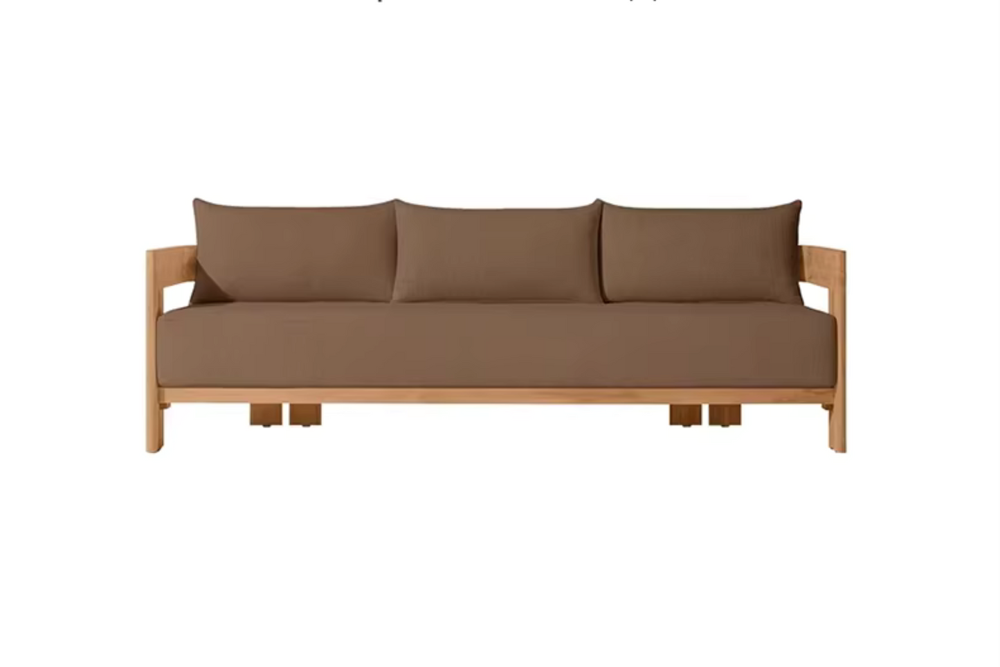 Nordic Terra | Teak Balcony & Patio Sofa Set – All-Weather Outdoor Lounge for Garden & Villa Living