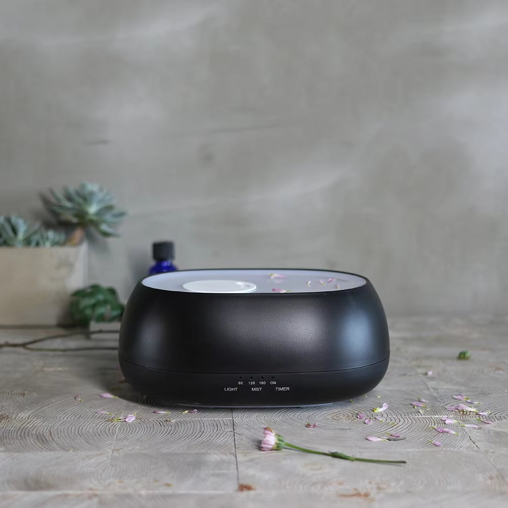 500ML Colorful LED Lights Sea Cloud Mist Essential Oil Aroma Diffuser with Remote Control for Home Office SPA Room