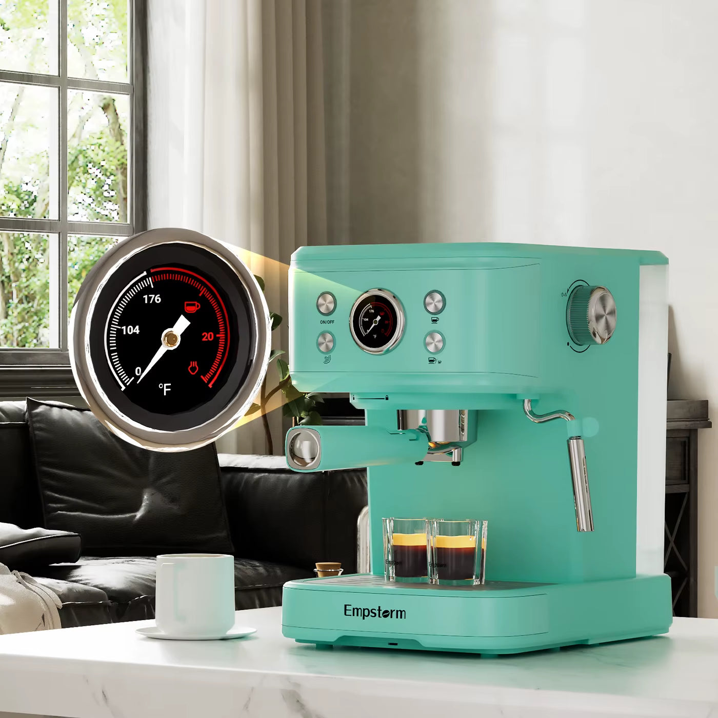 04E Electric Household Espresso Capsule Coffee Maker New Multifunction Semi-Automatic Cappuccino Programmable Hotels