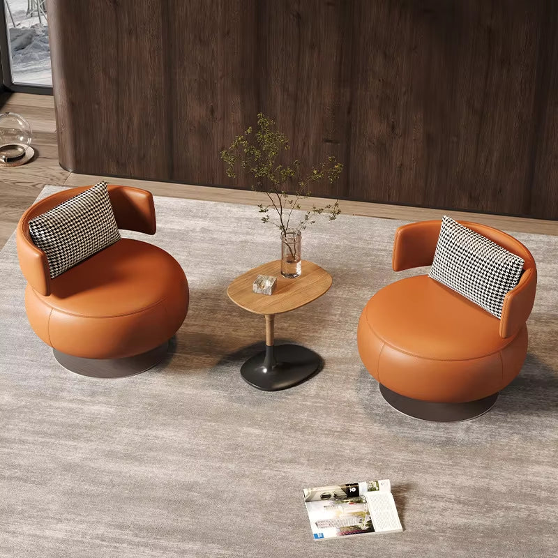 Nordic Single Person Sofa Swivel Chair Sofa Living Room Modern Minimalist Bedroom Creative Leisure Single Person Sofa Chair