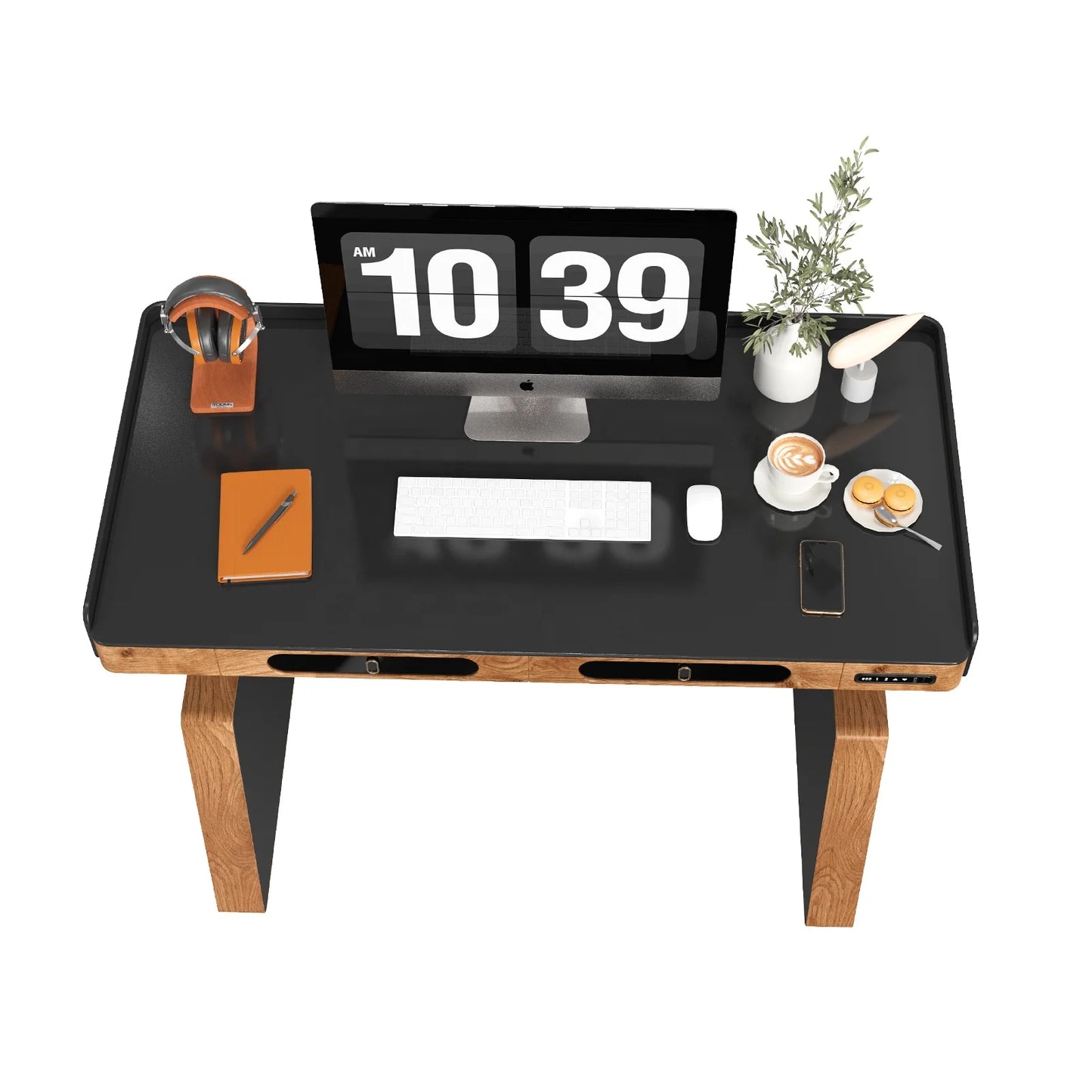 ElevateX | Smart Electric Sit-Stand Desk with USB & Type-C – Modern Ergonomic Office Solution