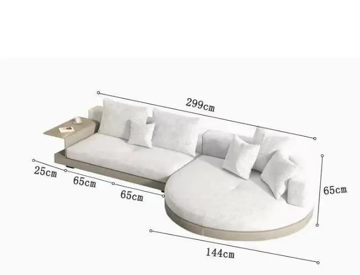 Italian Prestige | Modern High-End Sectional Sofa – Custom Luxury for Living Spaces