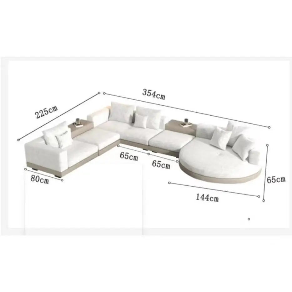 Italian Prestige | Modern High-End Sectional Sofa – Custom Luxury for Living Spaces