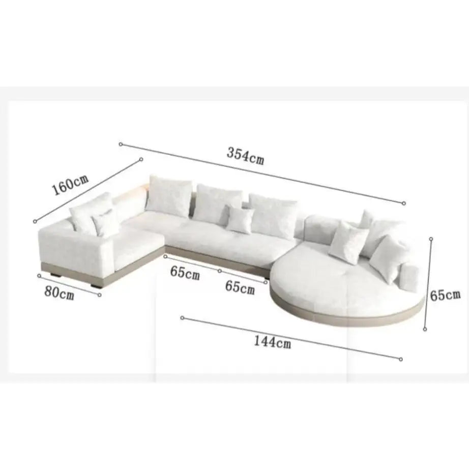 Italian Prestige | Modern High-End Sectional Sofa – Custom Luxury for Living Spaces