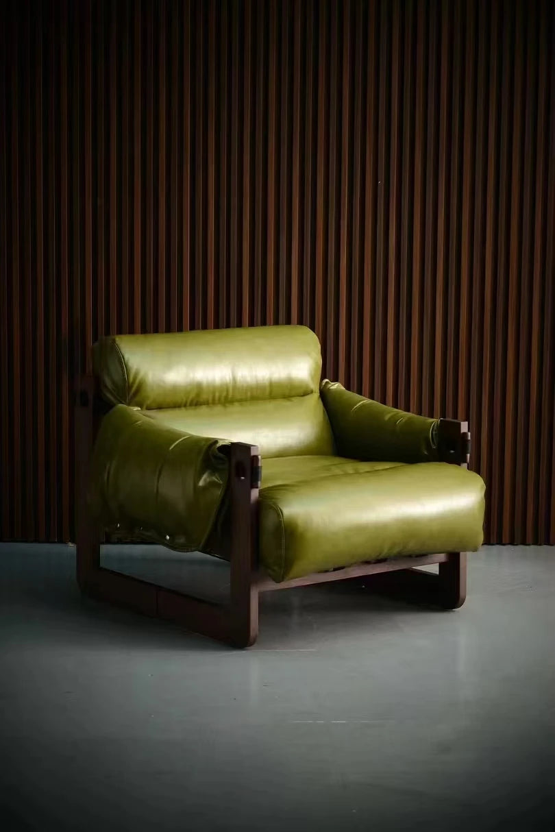 Nordic Grace | Modern Fabric Lounge Dining Chair with Solid Wood Elegance