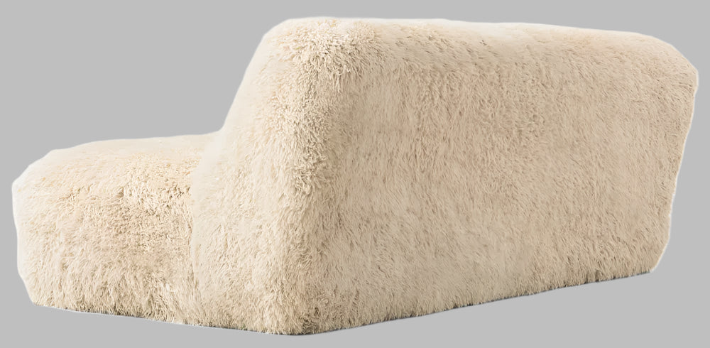 Arctic Luxe | Handcrafted Sheepskin & Hardwood Sofa – Ultimate Living Room Elegance