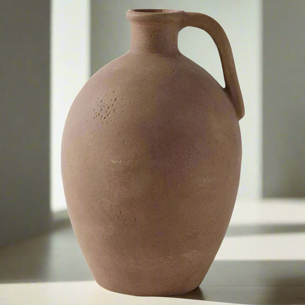 Timeless Elegance | French Country Pottery Flower Vase – Antique Hotel & Home Decor Accent