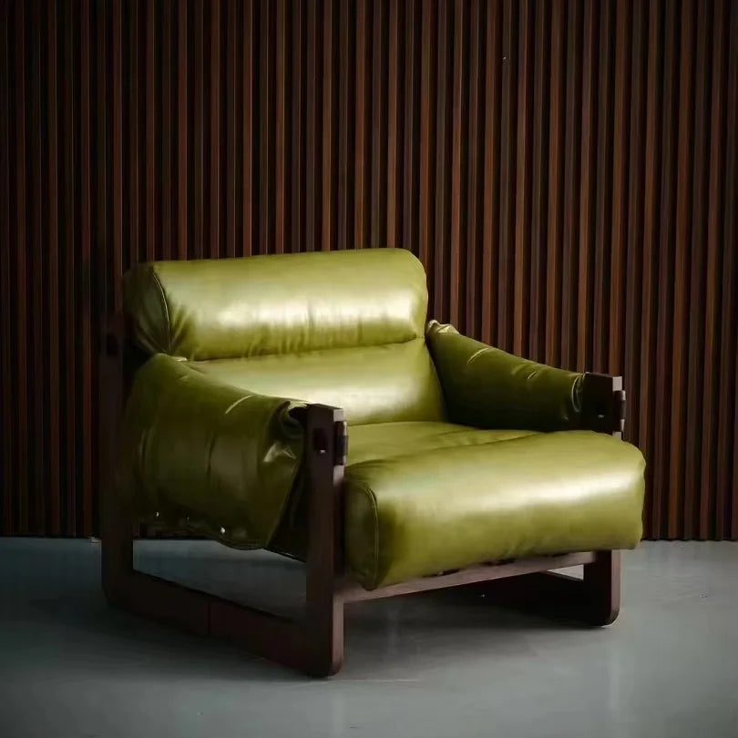 Nordic Grace | Modern Fabric Lounge Dining Chair with Solid Wood Elegance