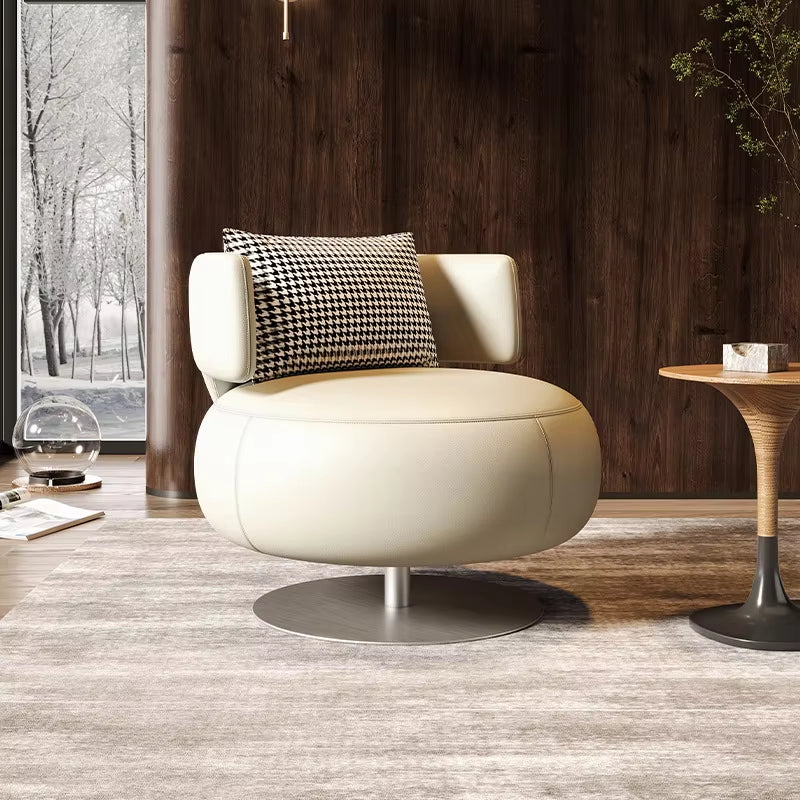 Nordic Single Person Sofa Swivel Chair Sofa Living Room Modern Minimalist Bedroom Creative Leisure Single Person Sofa Chair