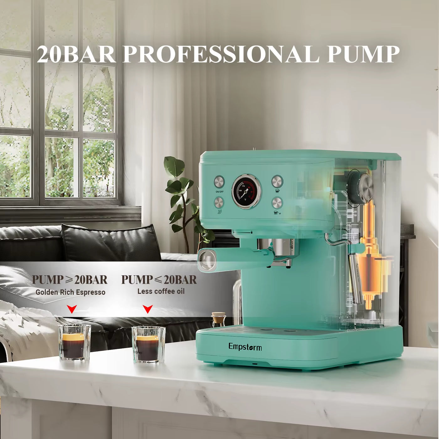 04E Electric Household Espresso Capsule Coffee Maker New Multifunction Semi-Automatic Cappuccino Programmable Hotels