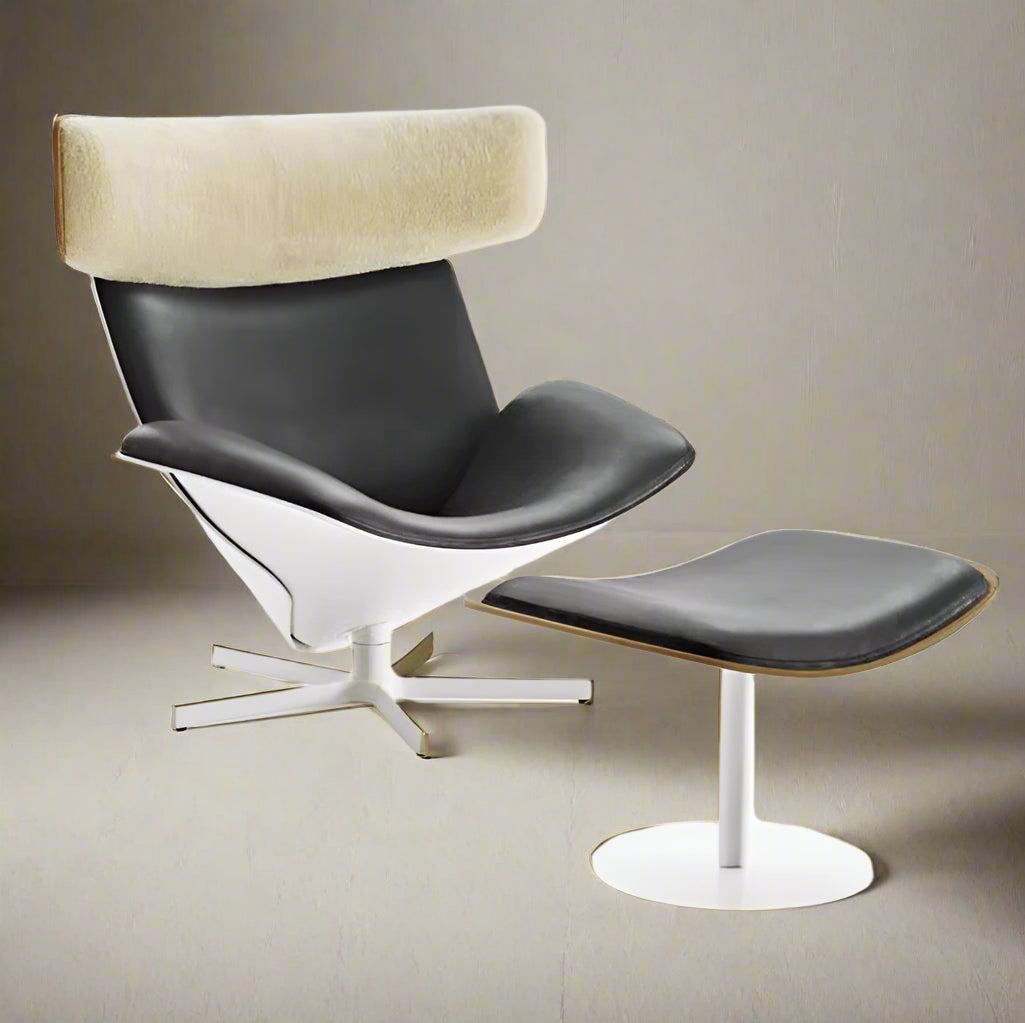 Swivel Design Chair Furniture Modern Fiberglass Living Room Bedroom Swing Lounge BB Ltalia Almora Chair