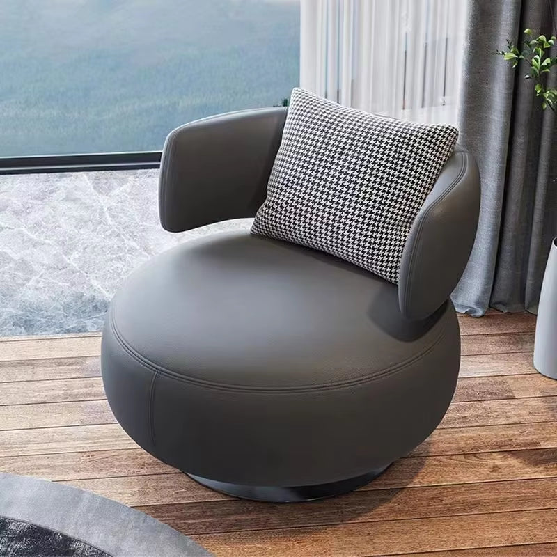 Nordic Single Person Sofa Swivel Chair Sofa Living Room Modern Minimalist Bedroom Creative Leisure Single Person Sofa Chair