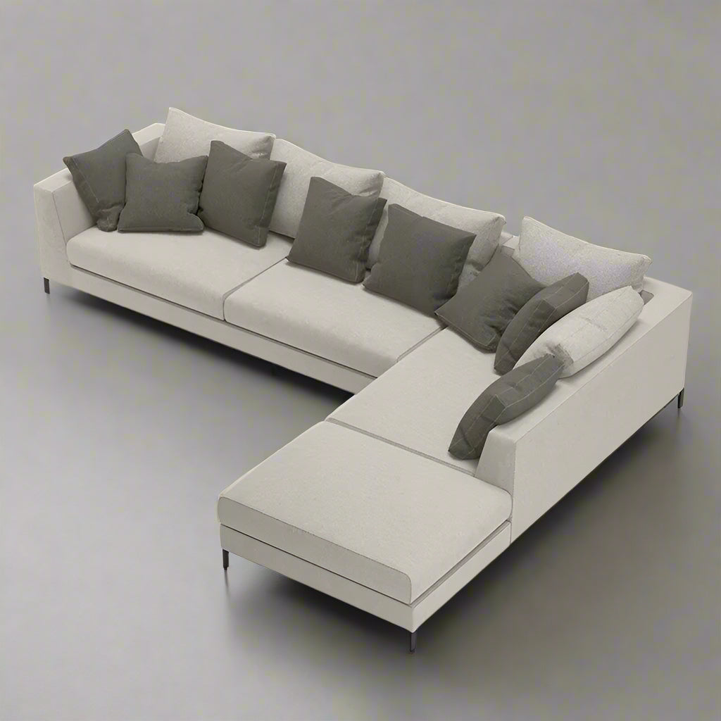 Couches Sofa Set Designs Fabric Modern Italian Modular Leather Sectional L Shaped Couch Sofa Set