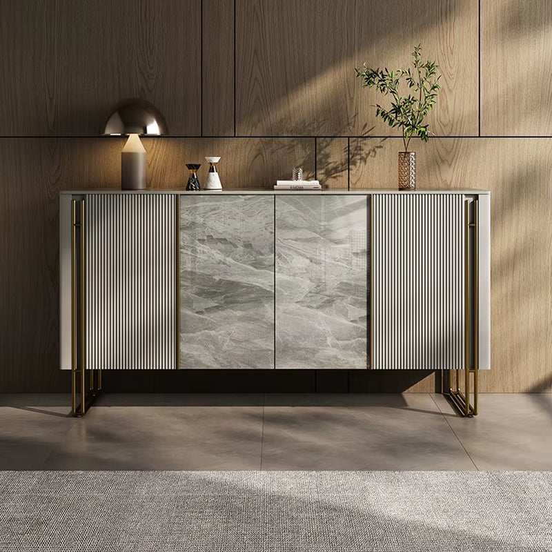 Home Modern Light Luxury Porch Cabinet Italian Rock Plate Decorative Door Entry Kitchen Sideboard Large Stylish Shoe Cabinet