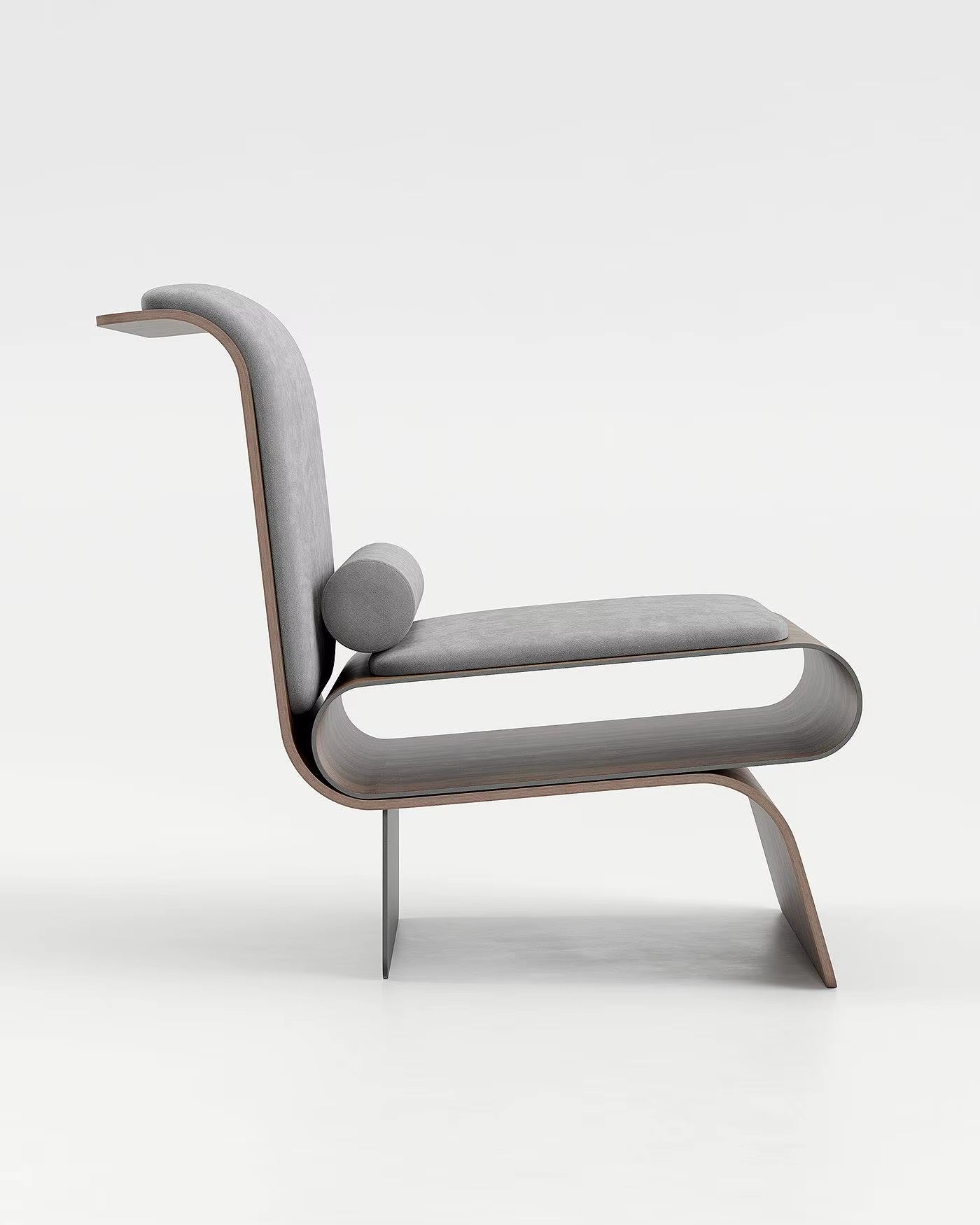 Italian-Style Minimalist Lounge Chair for Living Rooms, Hotels, and Villas