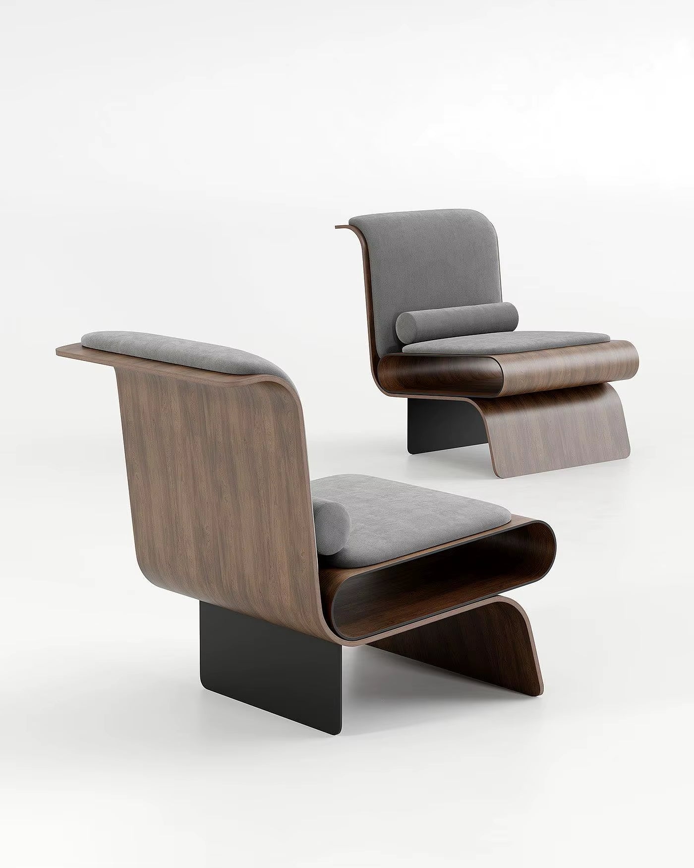 Italian-Style Minimalist Lounge Chair for Living Rooms, Hotels, and Villas