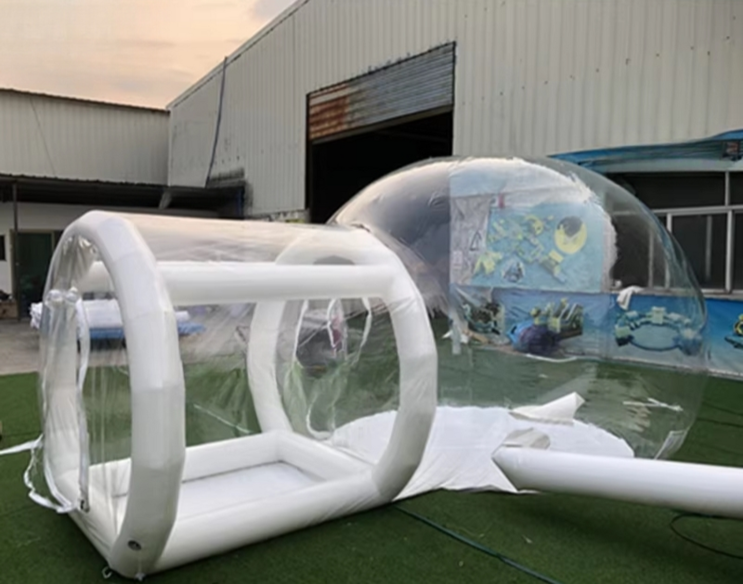 Crystal Clear Inflatable Bubble Tent – Ultimate Outdoor Experience Dome