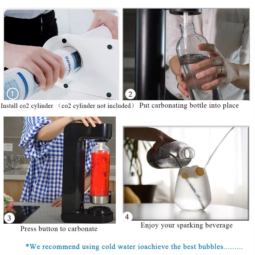 2023 Factory Wholesale Co2 Refill Soft Drink Sparkling Water Maker Machine Household Soda Maker