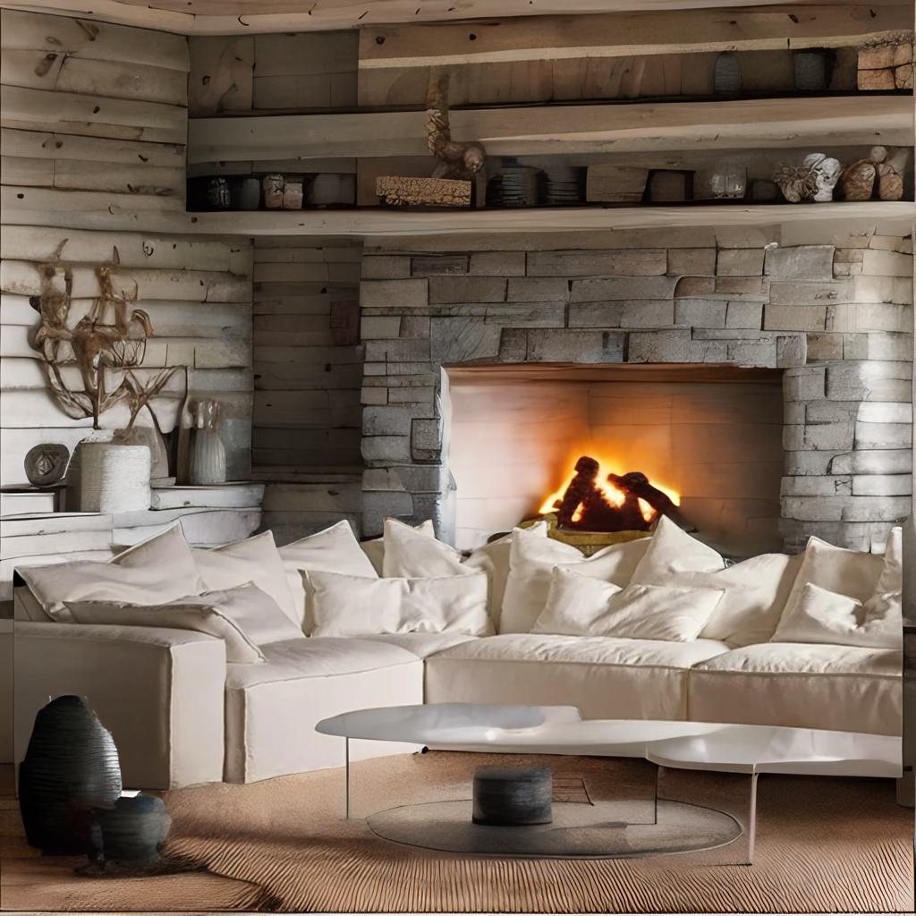 Nordic Luxe white linen sofa 