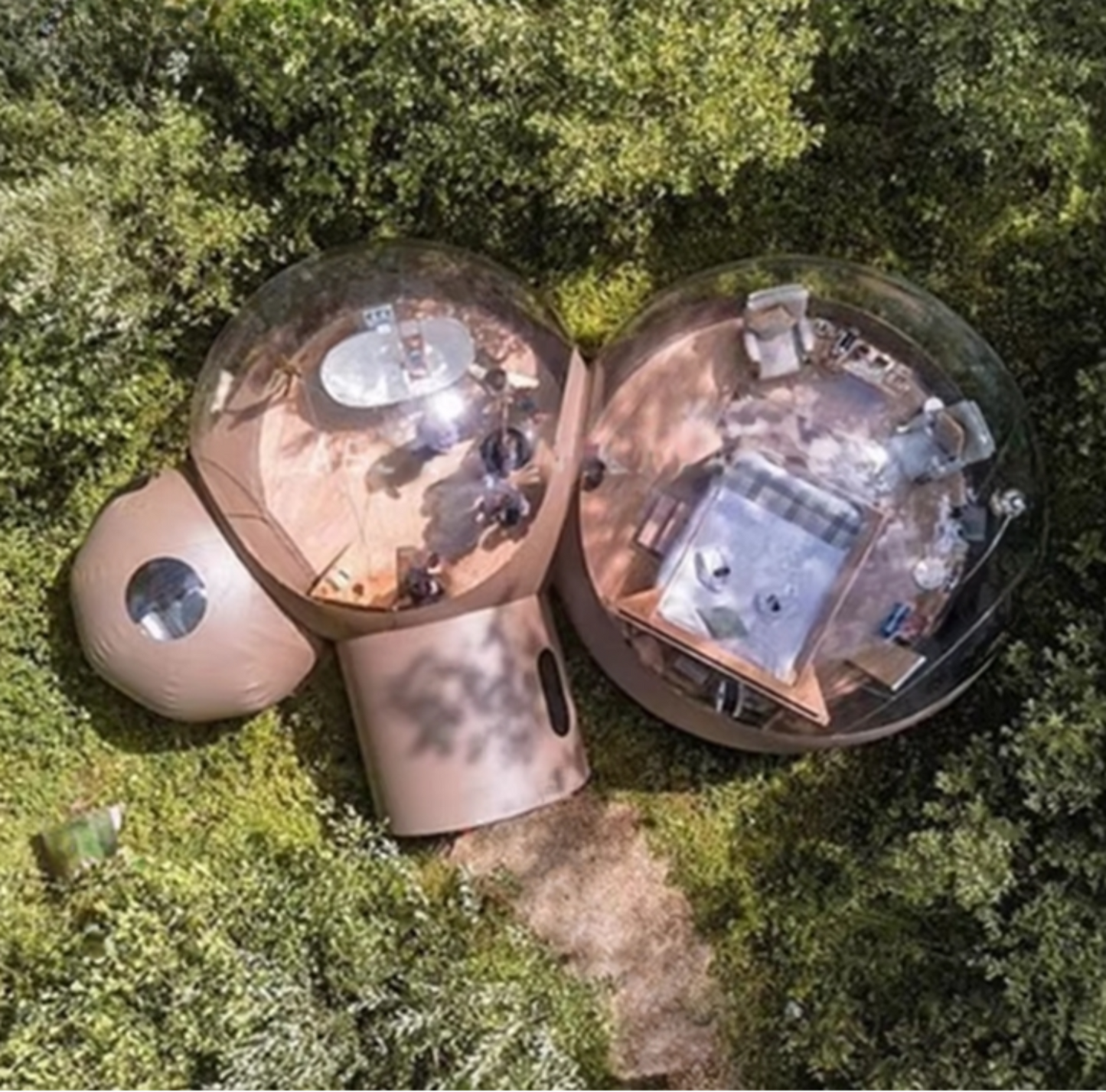 Crystal Clear Inflatable Bubble Tent – Ultimate Outdoor Experience Dome