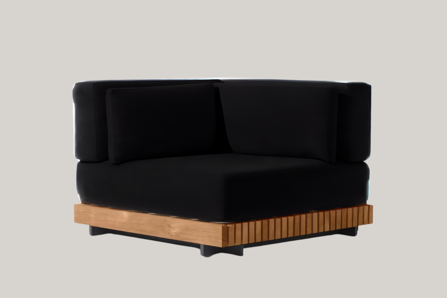 Nordic Haven | Luxury Teak Poolside Daybed & Patio Lounge Set – Contemporary Outdoor Sofa Furniture