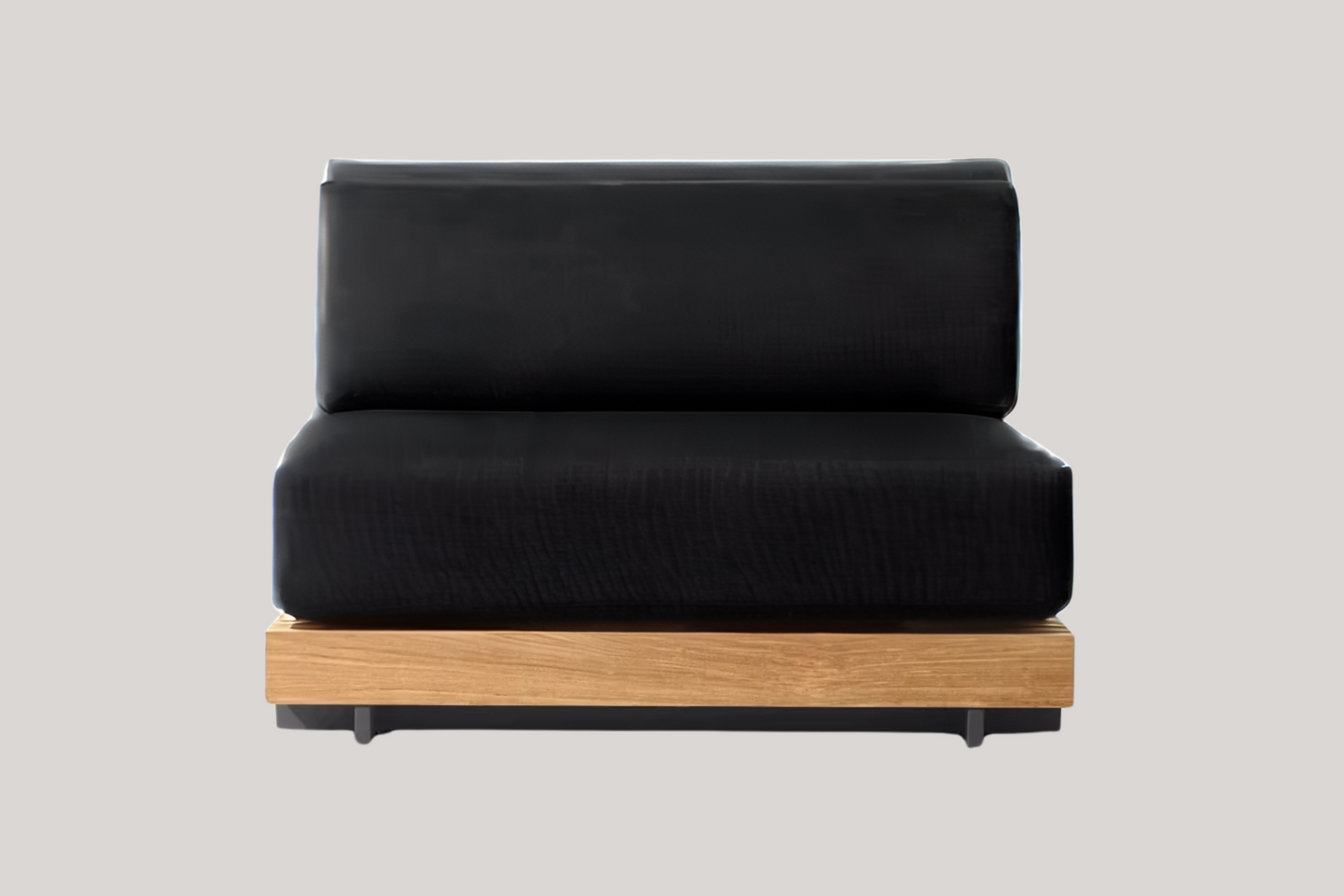 Nordic Haven | Luxury Teak Poolside Daybed & Patio Lounge Set – Contemporary Outdoor Sofa Furniture