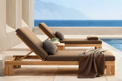 Nordic Terra | Teak Balcony & Patio Sofa Set – All-Weather Outdoor Lounge for Garden & Villa Living