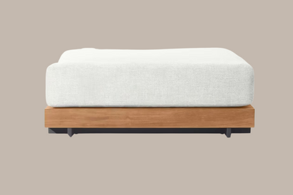 Nordic Haven | Luxury Teak Poolside Daybed & Patio Lounge Set – Contemporary Outdoor Sofa Furniture