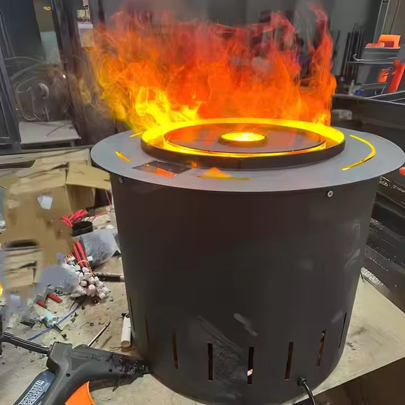 3DR 500 Mm Circular Steam Indoor Decorative Fireplace Party Meeting Atmosphere Embedded Electric Humidifier Fireplace