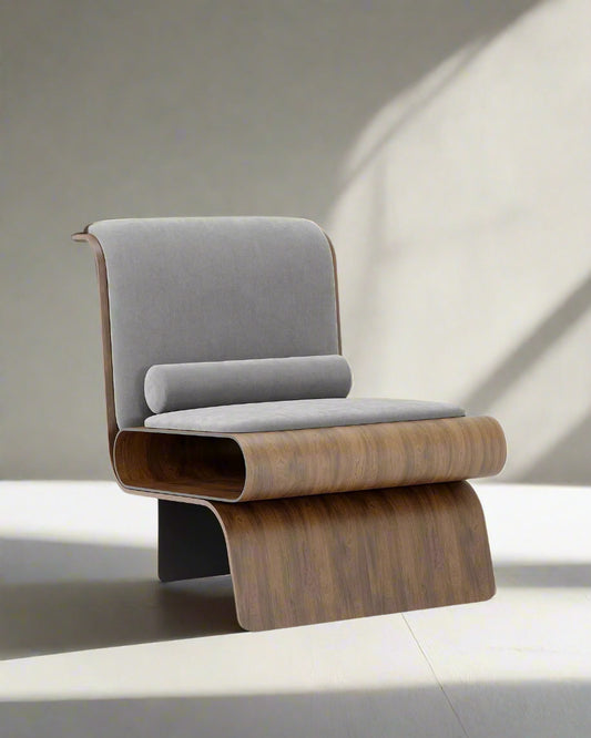 Italian-Style Minimalist Lounge Chair for Living Rooms, Hotels, and Villas
