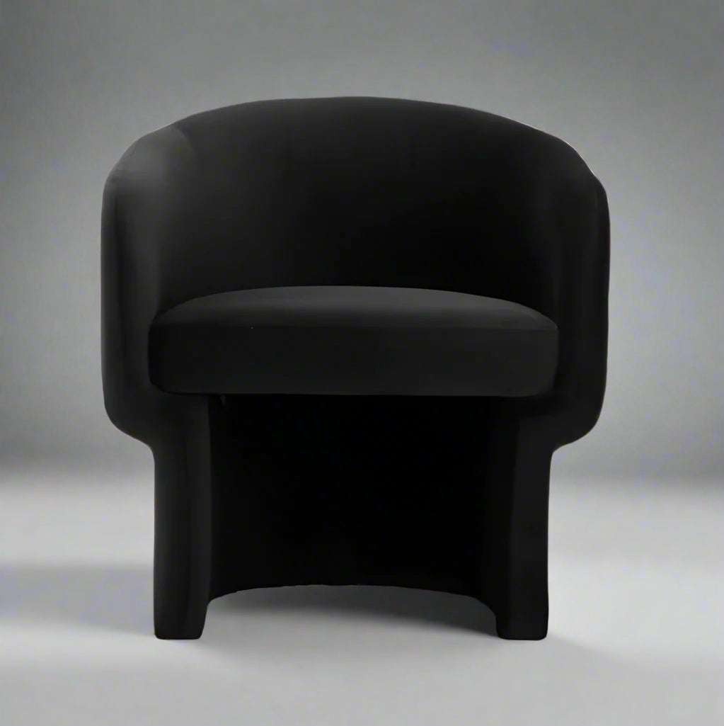 Contemporary Nordic Fabric Single Sofa Chair for Living Room, Bedroom, Hotel, and Club Reception Spaces