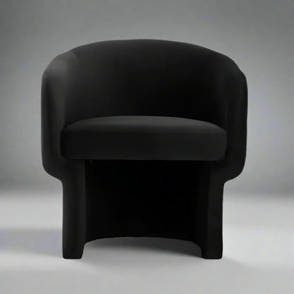 Contemporary Nordic Fabric Single Sofa Chair for Living Room, Bedroom, Hotel, and Club Reception Spaces