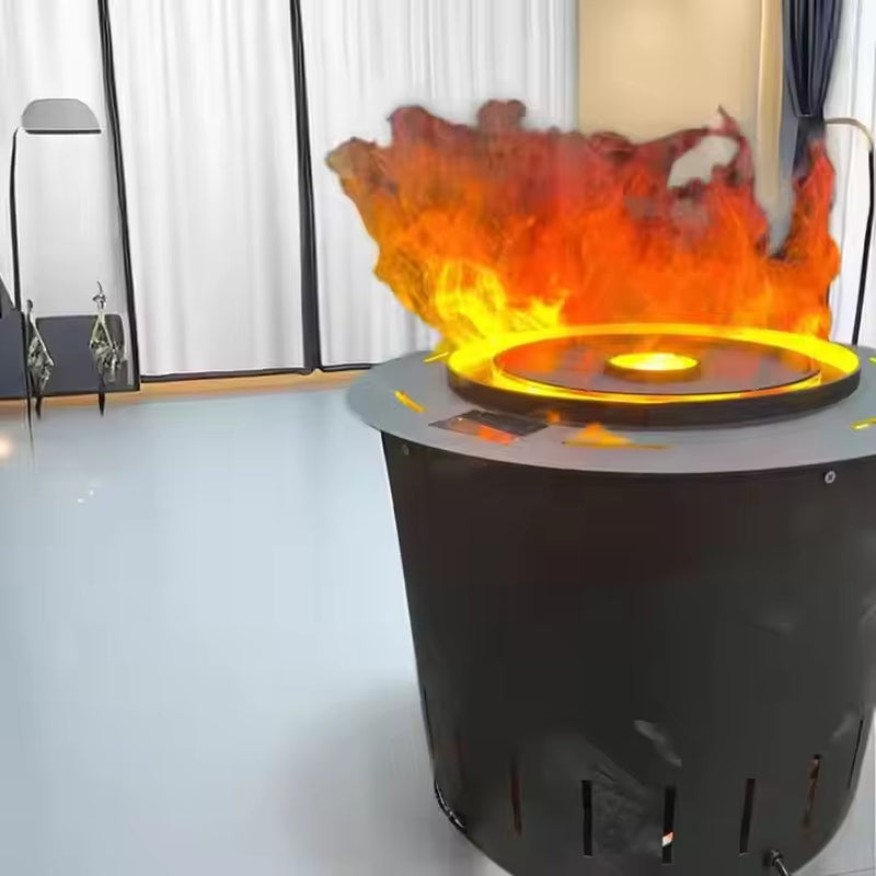 3DR 500 Mm Circular Steam Indoor Decorative Fireplace Party Meeting Atmosphere Embedded Electric Humidifier Fireplace
