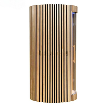 ZenHeat | 1-8 Person Round Infrared Sauna – Luxury Portable Steam Therapy Room"