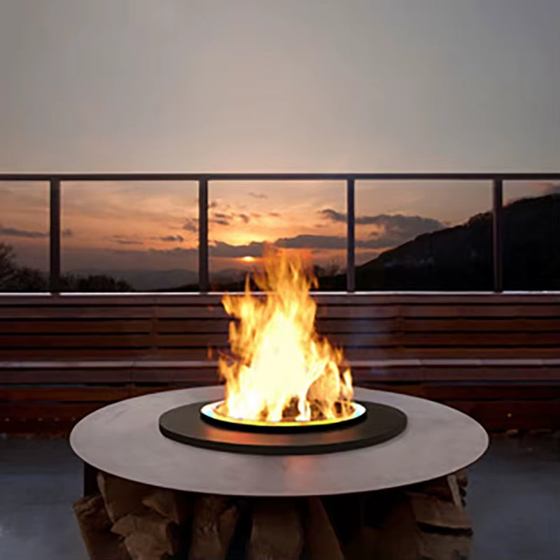 3DR 500 Mm Circular Steam Indoor Decorative Fireplace Party Meeting Atmosphere Embedded Electric Humidifier Fireplace