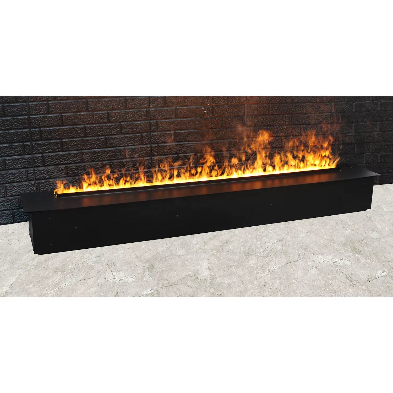 Cassette 2400 Flat Panel Version Atomization Fire Steam Fireplace Smoke Flame Effect Atomizing Inserted Fireplace
