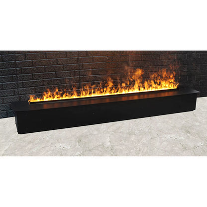 Cassette 2400 Flat Panel Version Atomization Fire Steam Fireplace Smoke Flame Effect Atomizing Inserted Fireplace