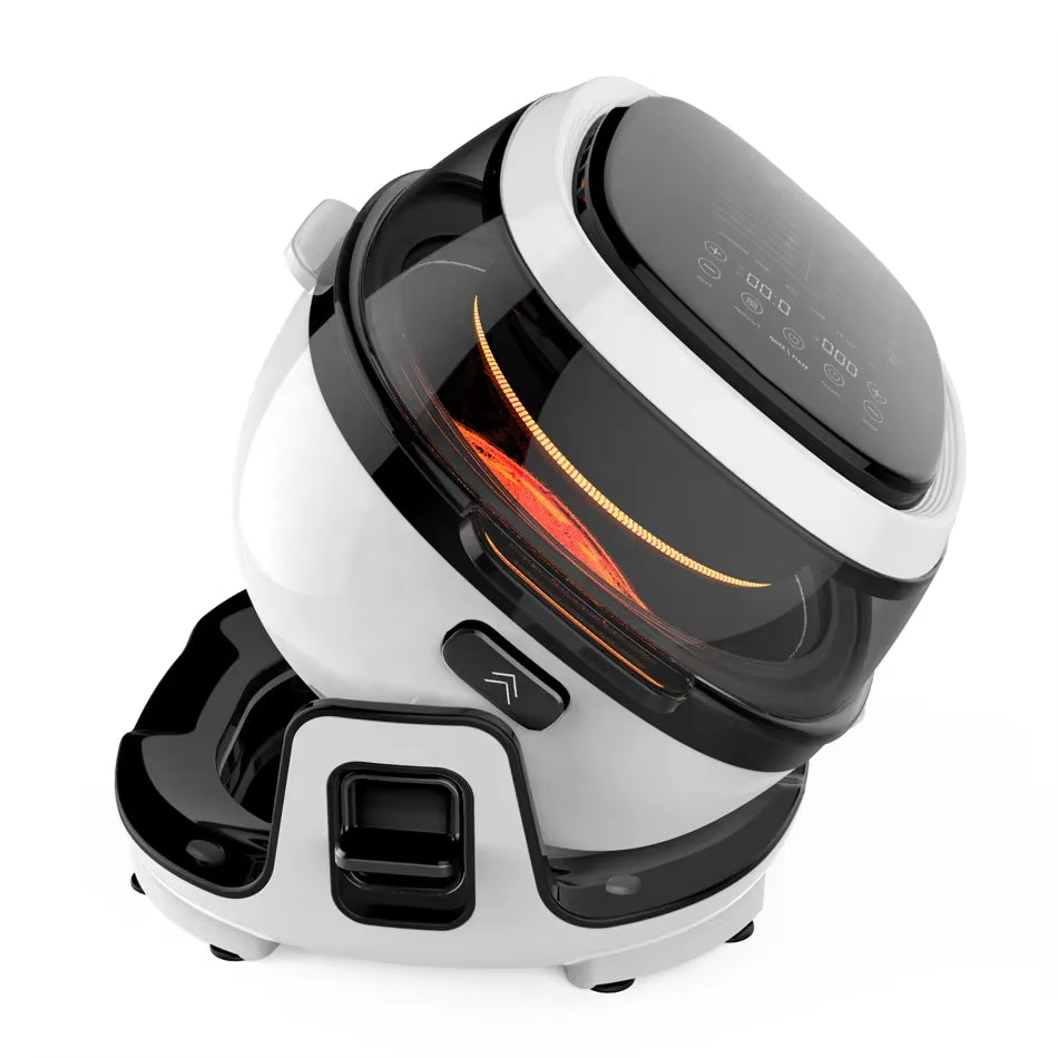 5 in 1 Multifunctional with Stir Fry Rolling Air Fryer 6L round Shape Digital Touch Screen Air Fryer
