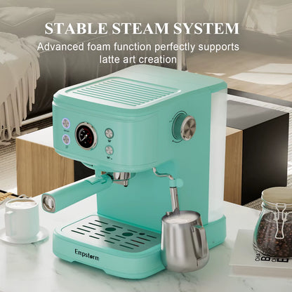 04E Electric Household Espresso Capsule Coffee Maker New Multifunction Semi-Automatic Cappuccino Programmable Hotels