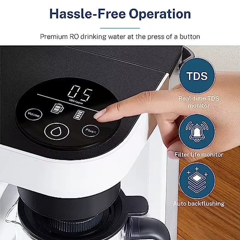 Countertop Reverse Osmosis Water Filter Manual Desktop Water Dispensers Ro Water Purifier