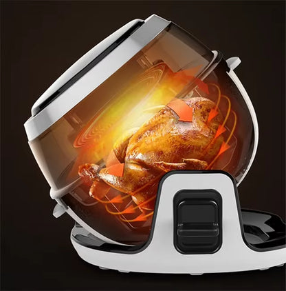5 in 1 Multifunctional with Stir Fry Rolling Air Fryer 6L round Shape Digital Touch Screen Air Fryer