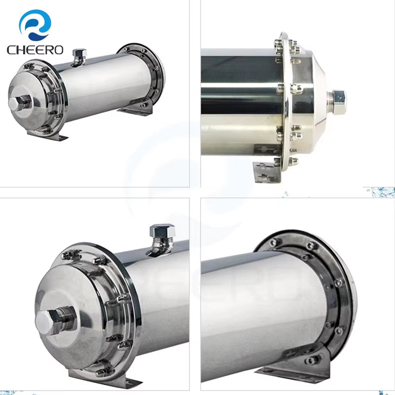3000L/H Wholehouse Water Treatment System 304 Stainless Steel Housing UF Membrane Drinking Water Filter