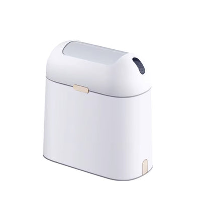 9L High-Tech Desktop Smart Garbage Bin for Kitchen Plastic Induction Trash Bin with Convenient Trash Bag Dispenser